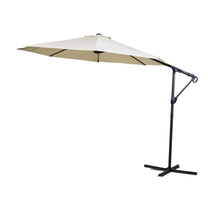 Gallery Gallery Vazzano 3m Cantilever Parasol Cream