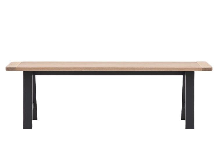 Gallery Gallery Eton Trestle Bench Meteor