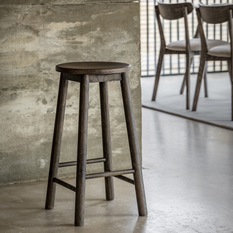 Gallery Hatfield Stool Smoked in a modern home