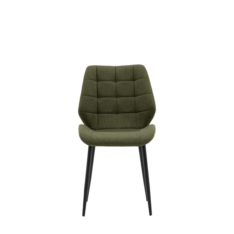 Gallery Manford Dining Chair Bottle Green (PAIR)