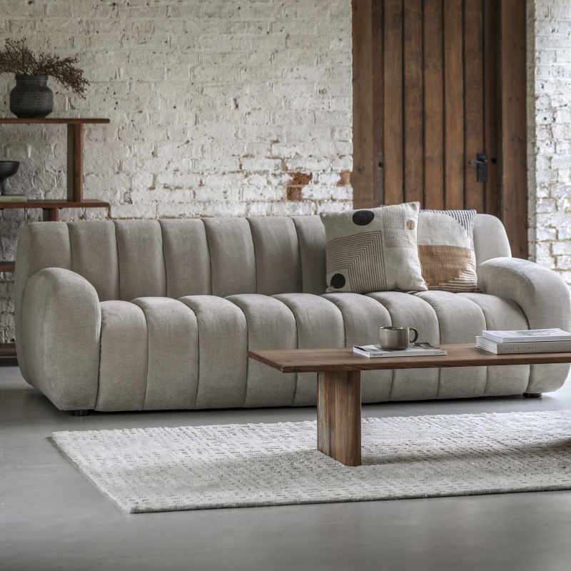 Gallery Gallery Coste 3 Seater Sofa Cream