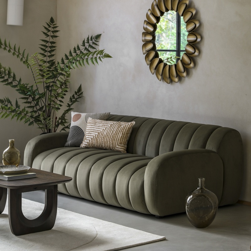 Gallery Coste 3 Seater Sofa Moss Brentham Furniture