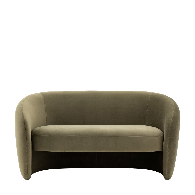 Gallery Gallery Curvo 2 Seater Sofa Moss Green