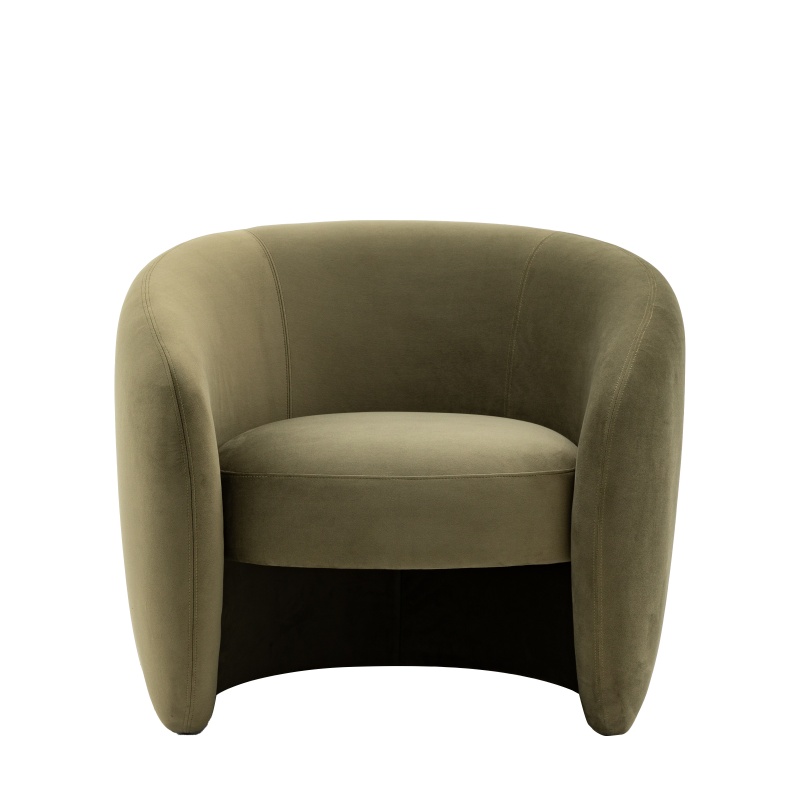 Gallery Gallery Curvo Armchair Moss Green