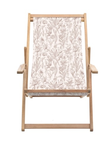 Gallery Brentham Deck Chair Clay Flora