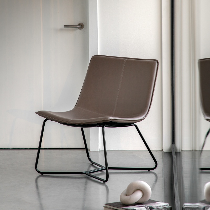 Gallery Hawking Lounge Chair Ember life shot