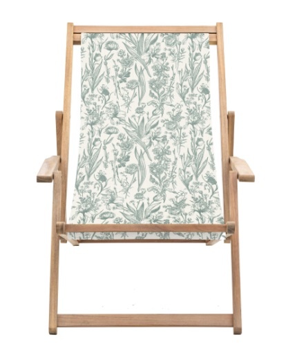 Gallery Brentham Deck Chair Verde Flora