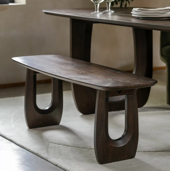 Gallery Arc Dining Bench life shot