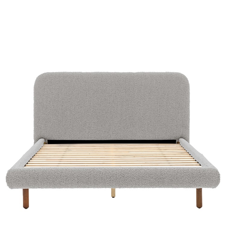 Gallery Gallery Rabley Double Bed Stone Grey