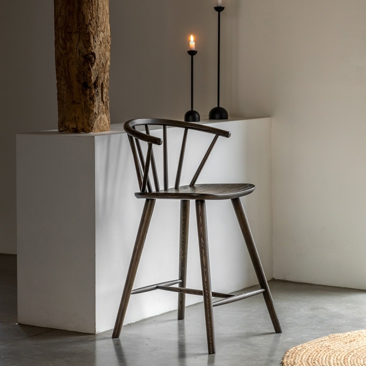 Gallery Direct Craft Bar Stool Mocha in a contemporary home