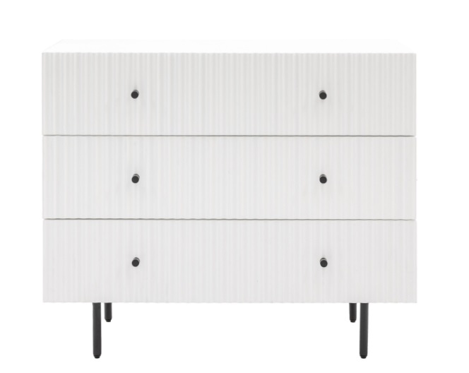 Gallery Gallery Buckhurst 3 Drawer Chest White