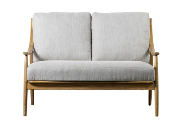 Gallery Gallery Reliant 2 Seater Sofa Dark Natural Linen