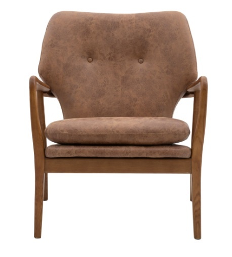 Gallery Gallery Jensen Armchair Brown Leather