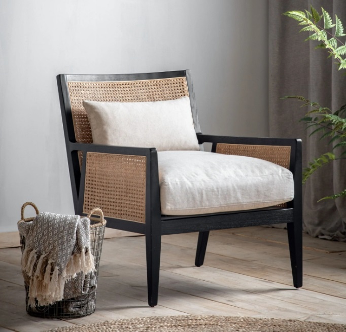 Gallery Nagoya Armchair Cream life shot