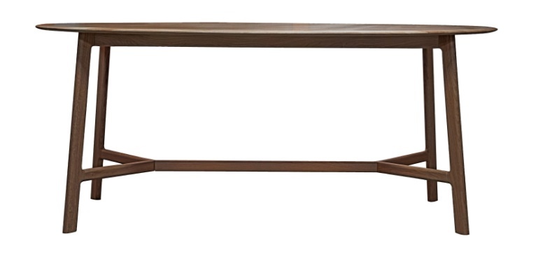 Gallery Gallery Madrid Oval Dining Table Walnut