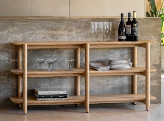 Gallery Hatfield Open Display Natural Large in a traditional home
