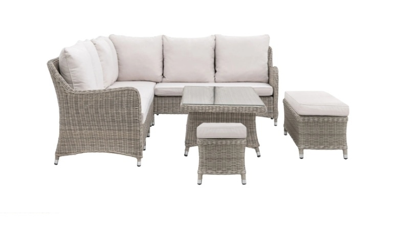 Gallery Gallery Ascot Corner Dining Set With Rising Table