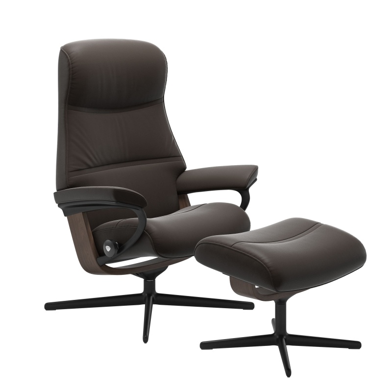 Stressless Stressless Philip Chair and Stool with Cross Base