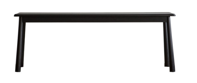 Gallery Gallery Wycombe Dining Bench Black