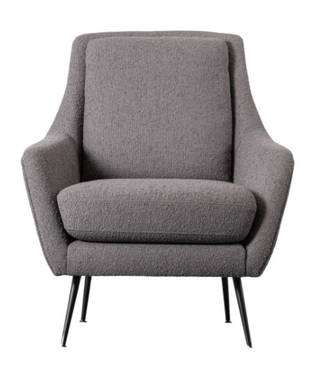 Gallery Gallery Brompton Armchair Dark Grey Linen