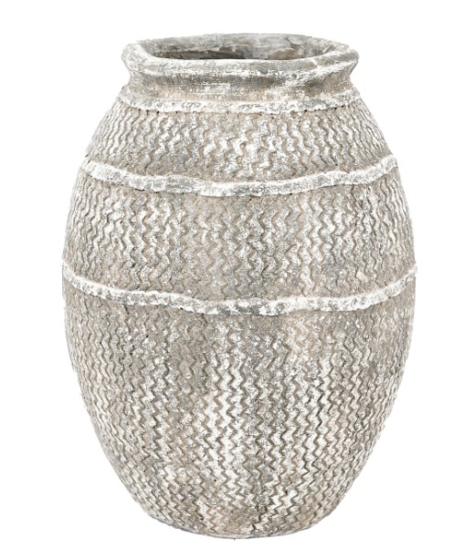 Gallery Zante Vase Small Antique Grey