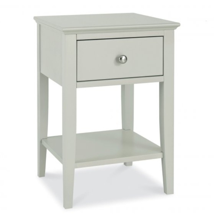 Bentley Designs Bentley Designs Ashby Soft Grey 1 Drawer Nightstand