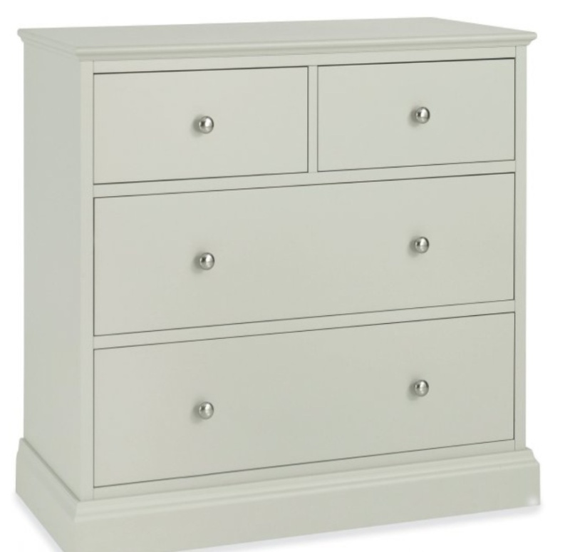 Bentley Designs Bentley Designs Ashby Soft Grey 2+2 Drawer Chest