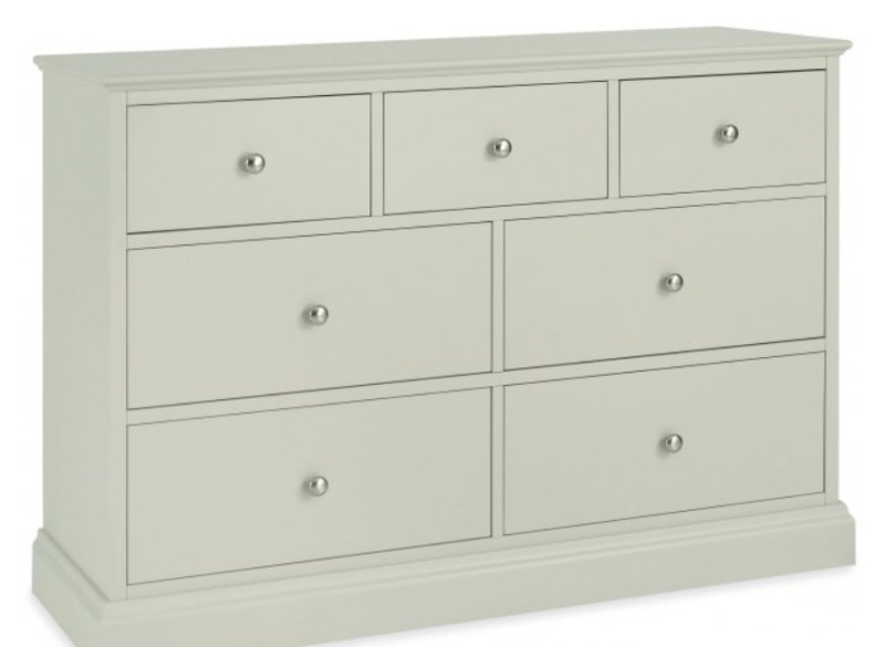 Bentley Designs Bentley Designs Ashby Soft Grey 3+4 Drawer Chest