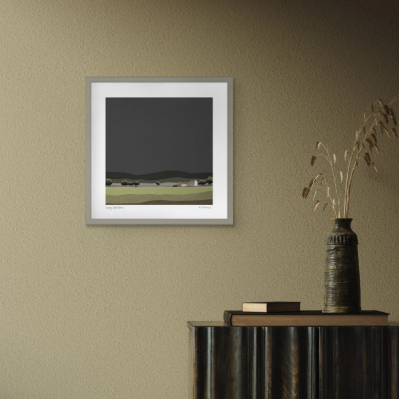 Gallery Direct Shady Oaks Pasture Framed Art