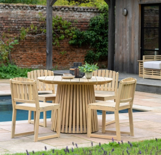 Gallery Gallery Rialto Round Dining Table 4 Seater