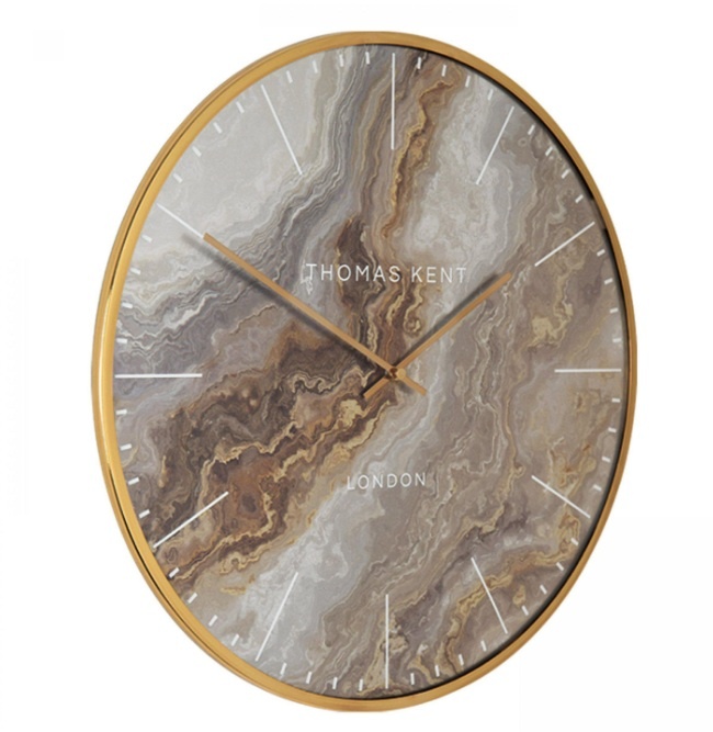 Gallery Thomas Kent Oyster Large Grand Clock Bronze