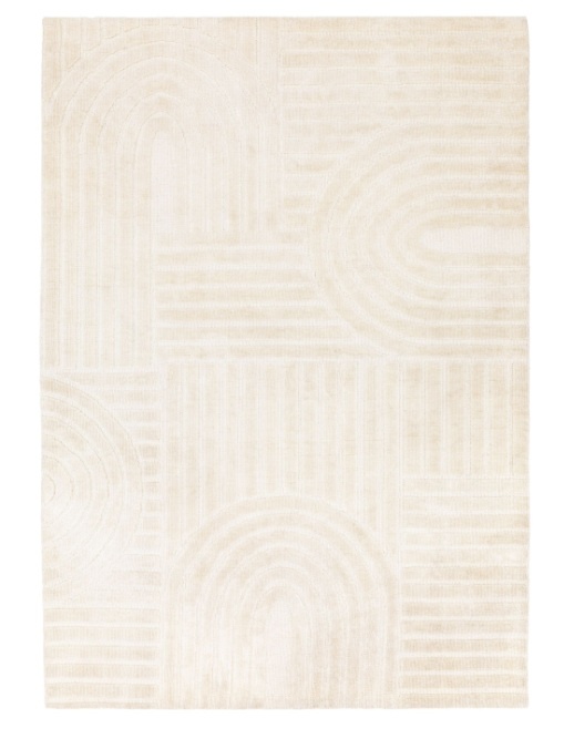 Gallery Direct Saser Rug – Large Natural Geometric Textured Rug