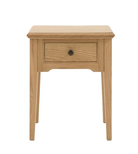 Gallery Direct Malvern 1 Drawer Side Table main cut out image