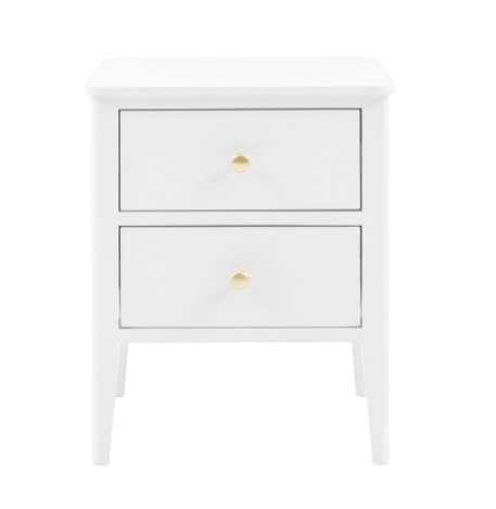 Gallery Direct Gallery Direct Acton 2 Drawer Bedside White