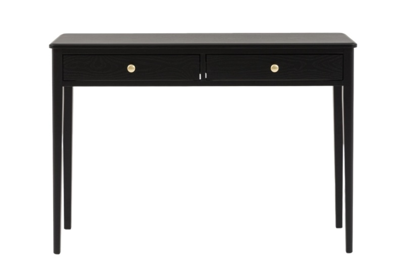 Gallery Direct Acton 2 Drawer Console Black main thumbnail image