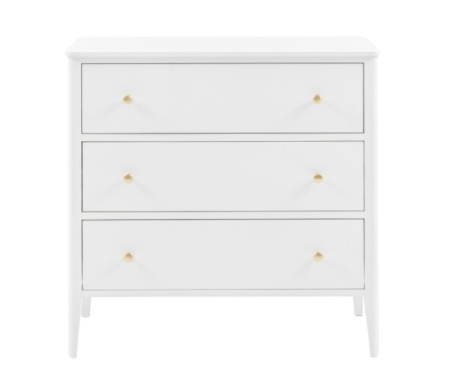 Gallery Direct Gallery Direct Acton 3 Drawer Chest White