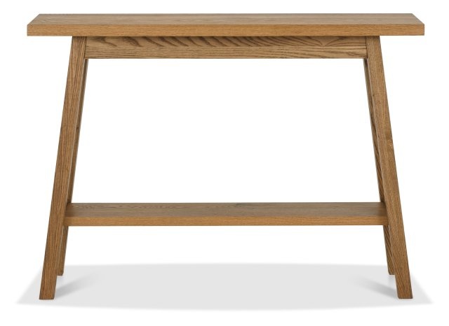 Bentley Designs Bentley Designs Camden Rustic Oak Console Table With Shelf