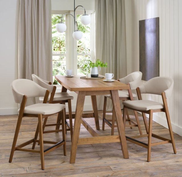 Bentley Designs Bentley Designs Camden Rustic Oak Bar Table