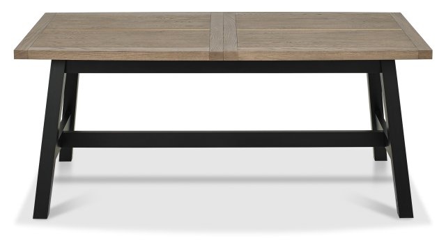 Bentley Designs Bentley Designs Camden Weathered Oak & Peppercorn 4 - 6 Seater Dining Table