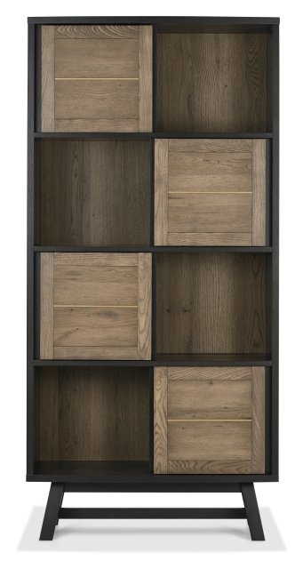 Bentley Designs Bentley Designs Camden Weathered Oak & Peppercorn Display Cabinet