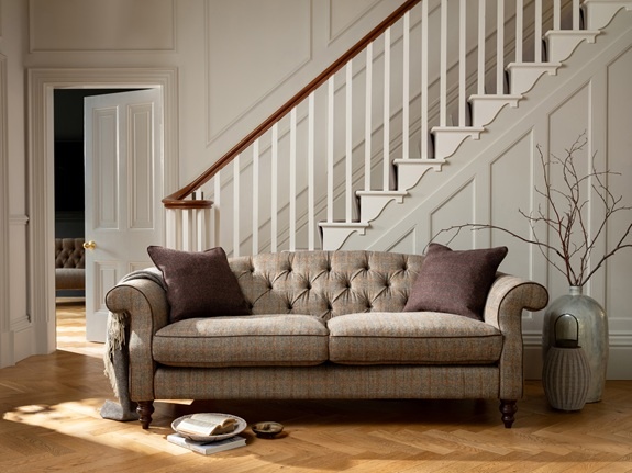 Tetrad Tetrad Harris Tweed Argyll Midi Sofa - Option A - All Tweed