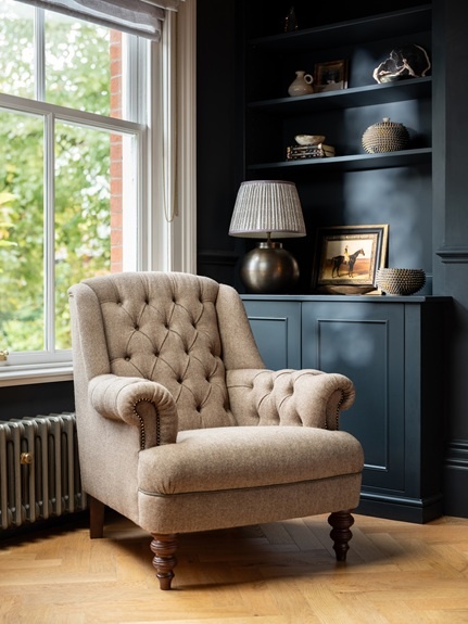 Tetrad Tetrad Harris Tweed Arbroath Accent Chair - Option B - Hide & Tweed