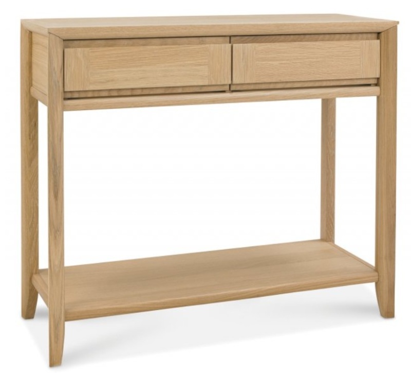 Bentley Designs Bentley Designs Bergen Oak Console Table With Drawer