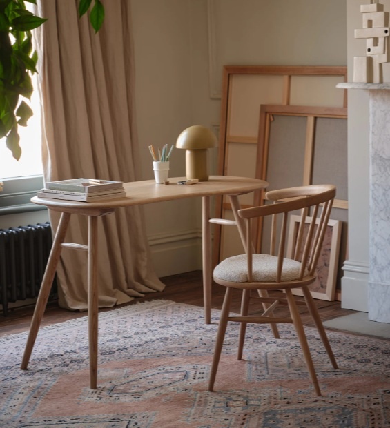Ercol 2367 Bix Desk in a quaint home setting