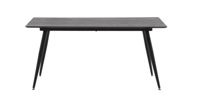 Gallery Direct Gallery Direct Astley Black Oak 160cm Dining Table
