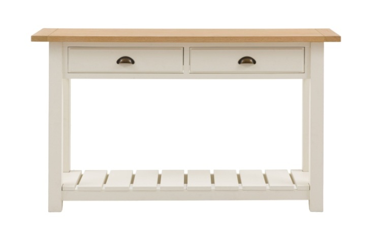 Gallery Direct Gallery Direct Eton White Painted 2 Drawer Console Table