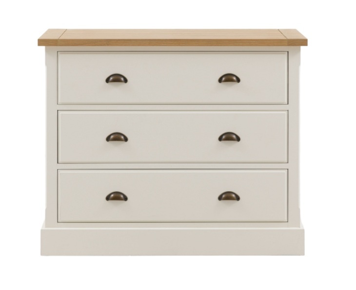 Gallery Direct Gallery Direct Eton Painted White 3 Drawer Chest
