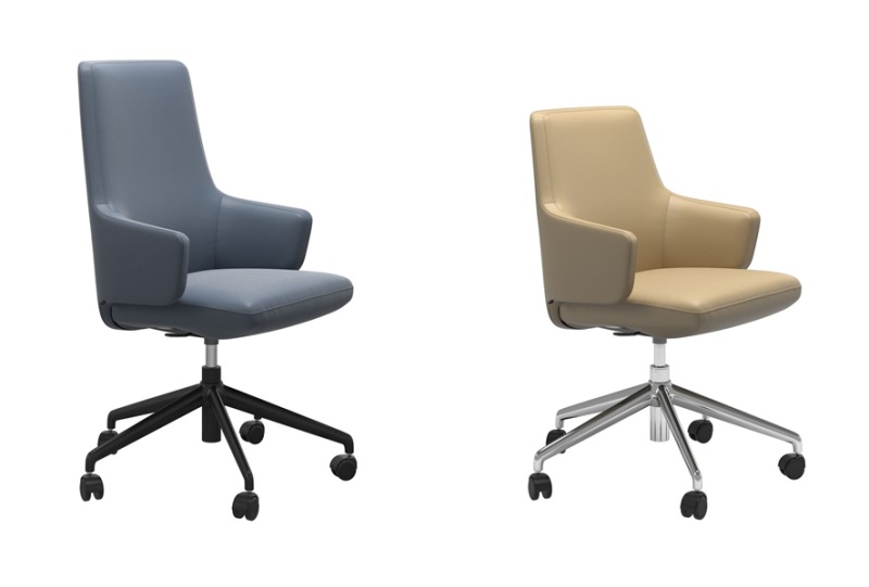 Stressless Stressless Vanilla Office Chair With Arms