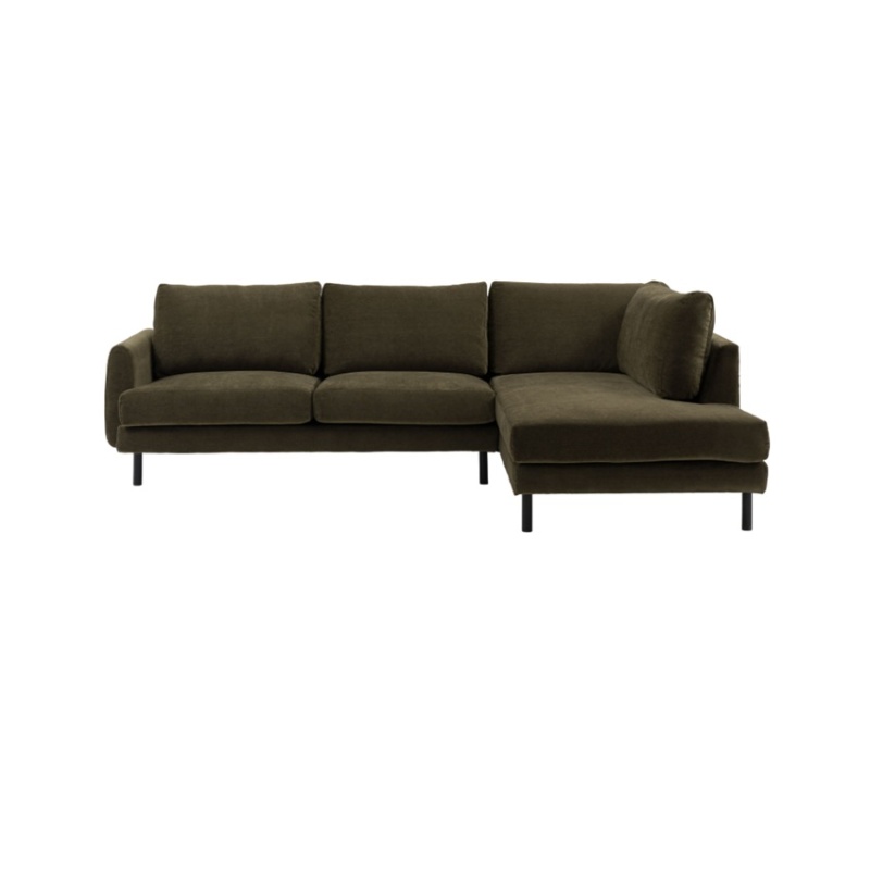 Gallery Direct Gallery Direct Clerkenwell Chaise Sofa RHF - Verona Seaweed