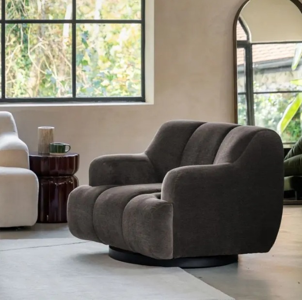 Gallery Direct Gallery Direct Como Swivel Armchair - Verona Moody